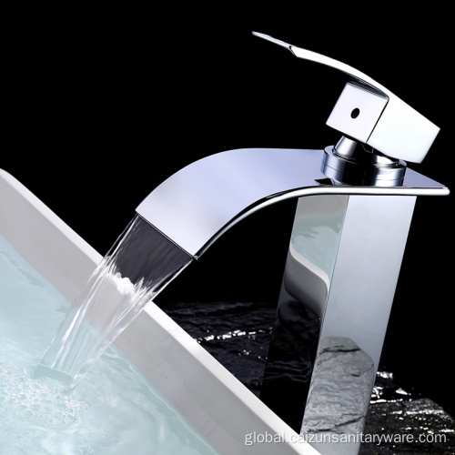 Double Basin Faucet Tap Single Hole Desk Mounted Basin Faucet Manufactory